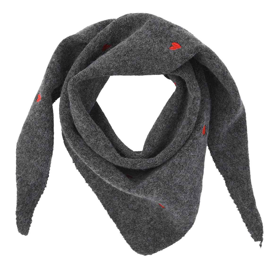 Damen Dreiecksschal mit Stickerei