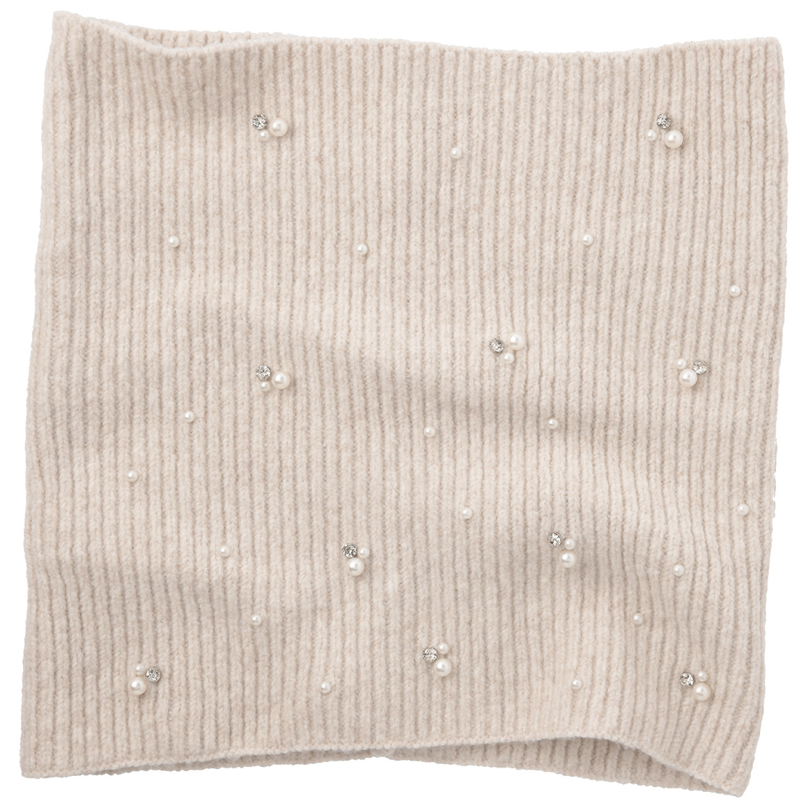 Damen Snood mit Perlen