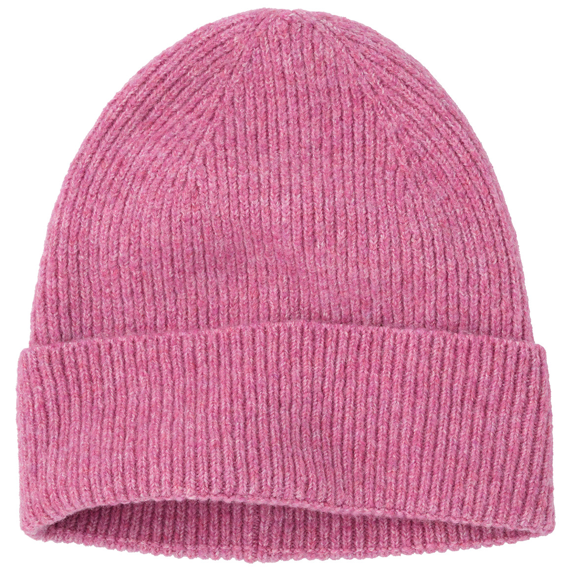 Damen Strickmütze mit Umschlag