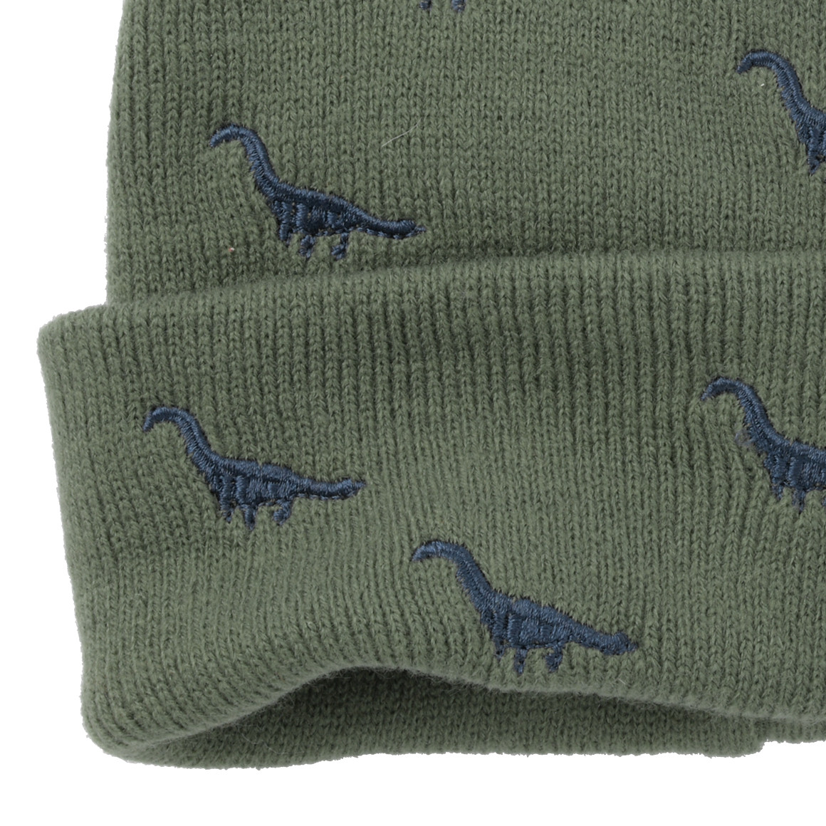 Jungen Mütze mit Dino-Stickerei
