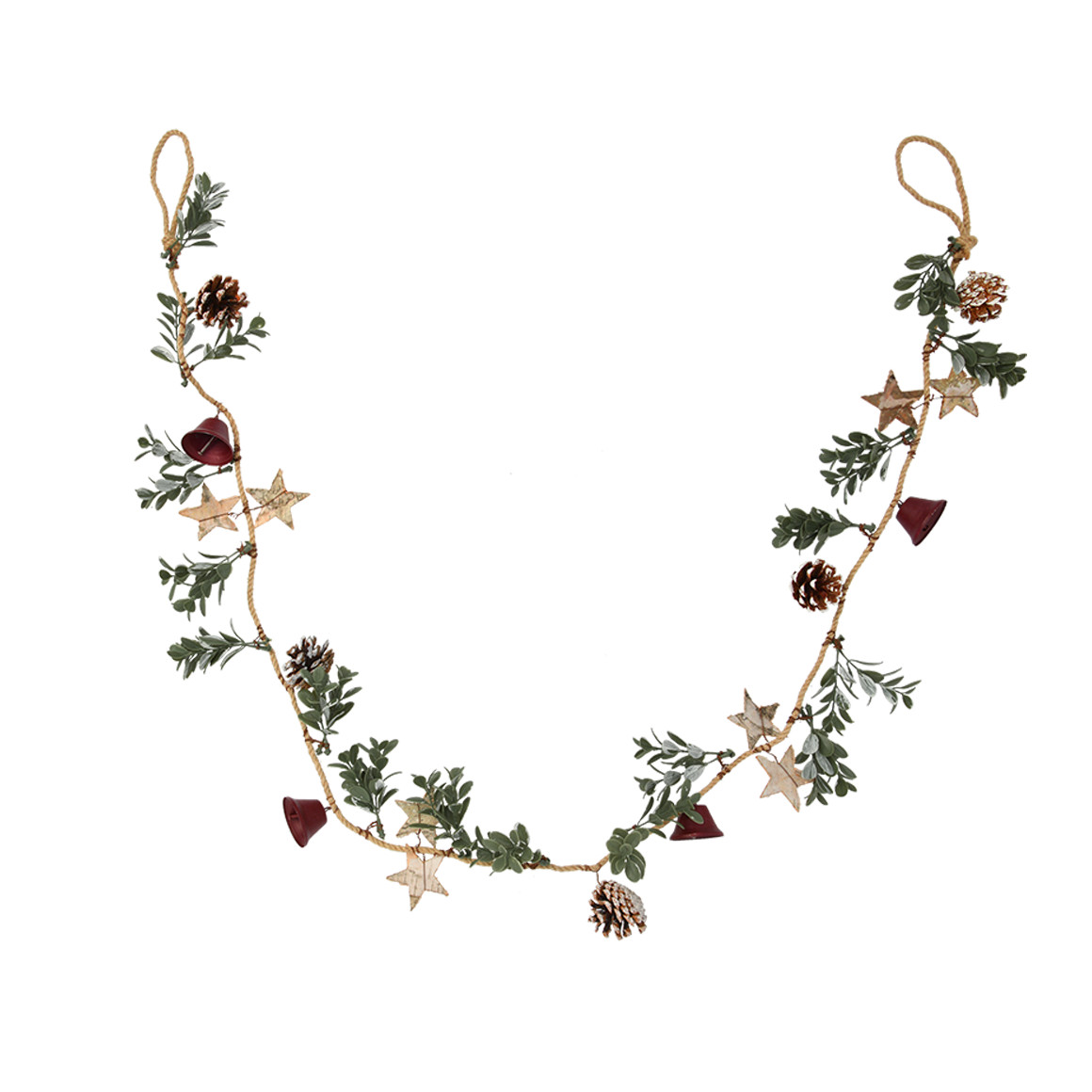 Deko-Girlande im weihnachtlichen Design