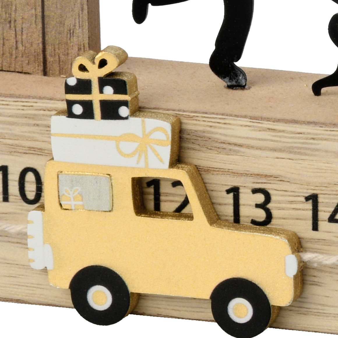 Deko-Adventskalender aus Holz