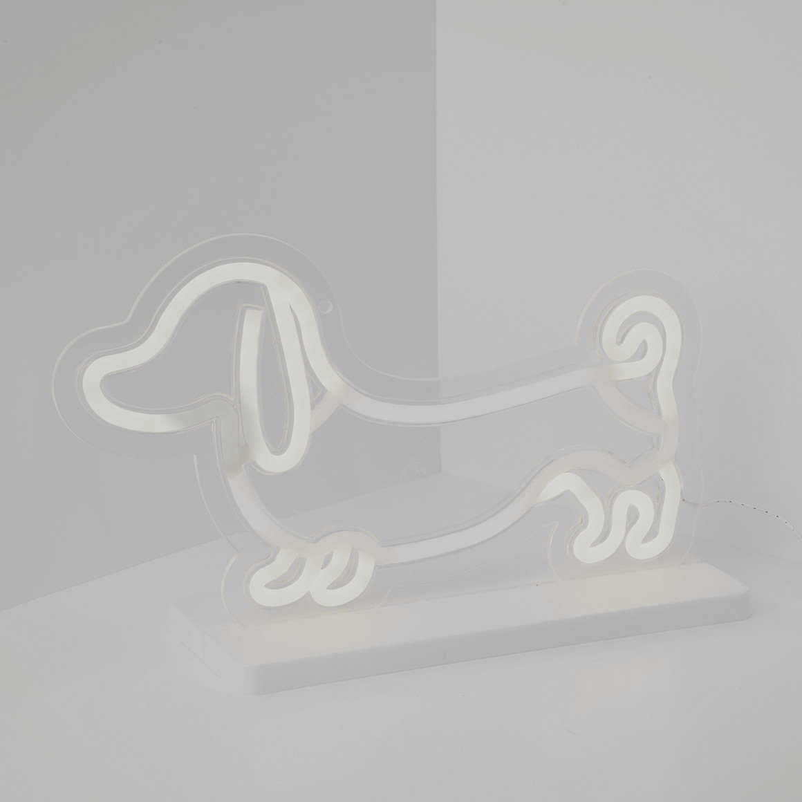 LED-Lampe in Dackel-Design