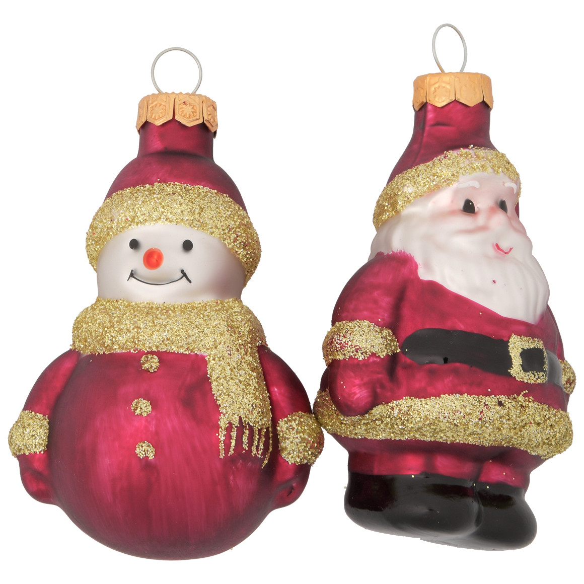 5 Weihnachtskugeln in verschiedenen Formen