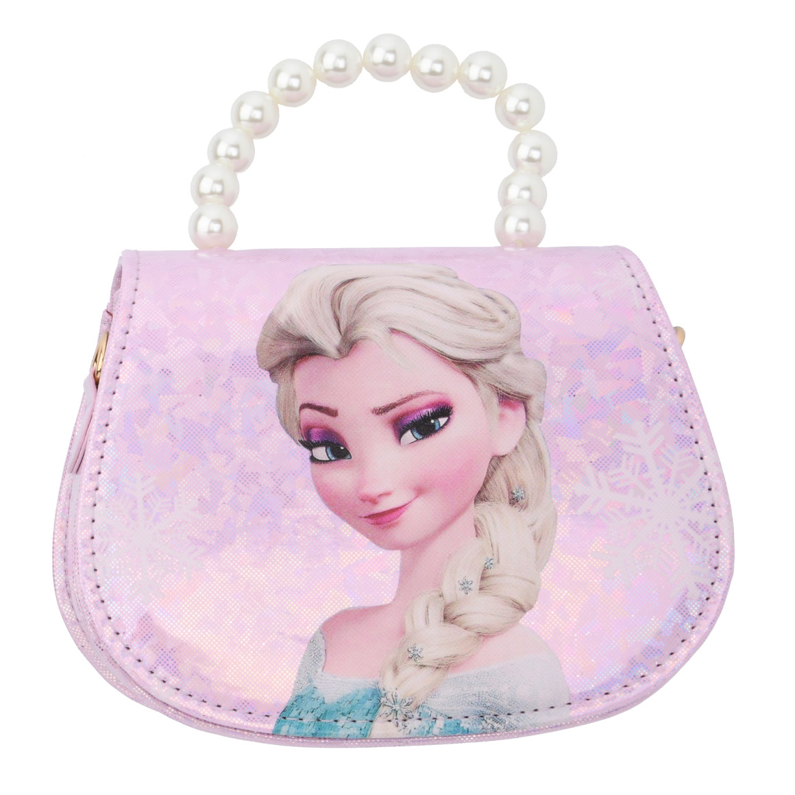 De Frozen-tas in glitterlook