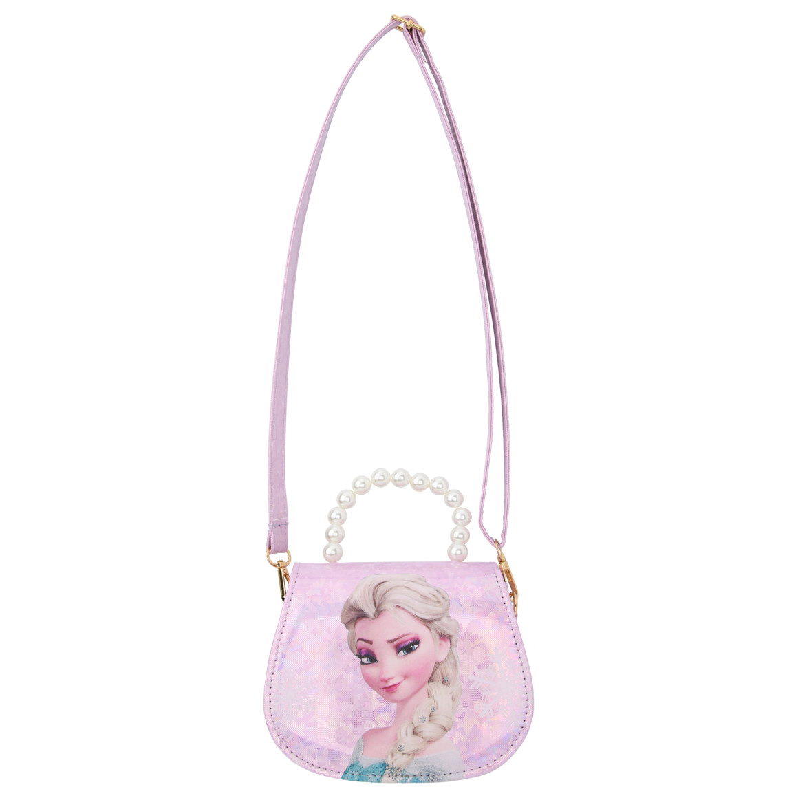 De Frozen-tas in glitterlook