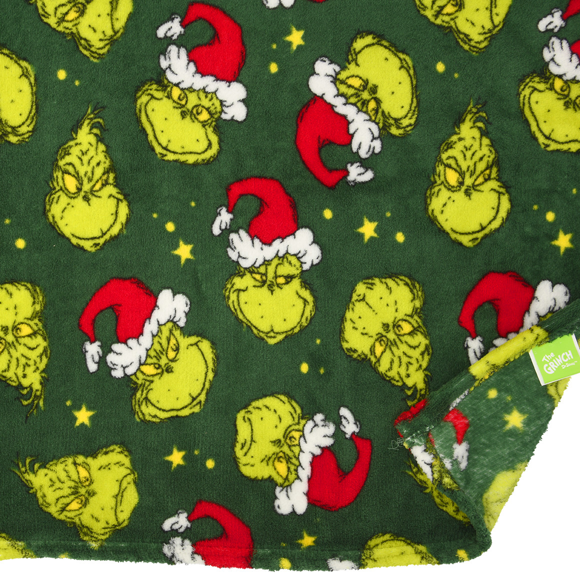 The Grinch Fleecedecke mit Allover-Motiv