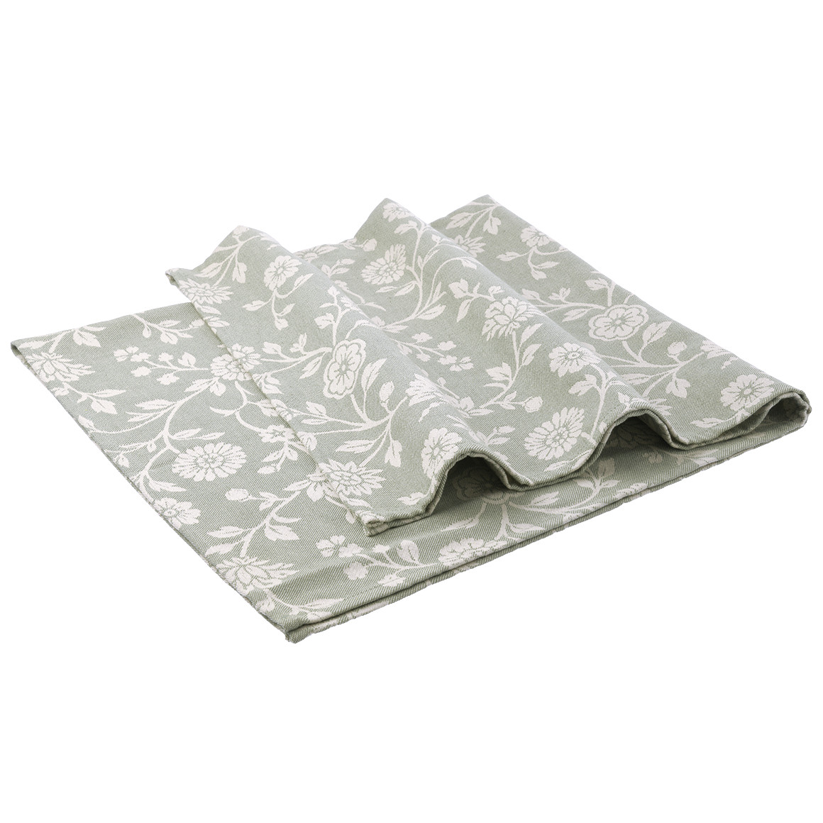 Tischdecke mit floralen Motiven