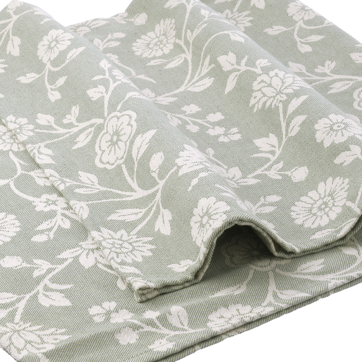 Tischdecke mit floralen Motiven