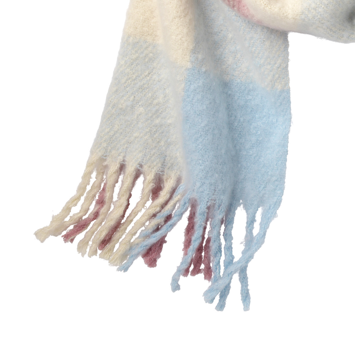 Mädchen Winterschal mit Fransen