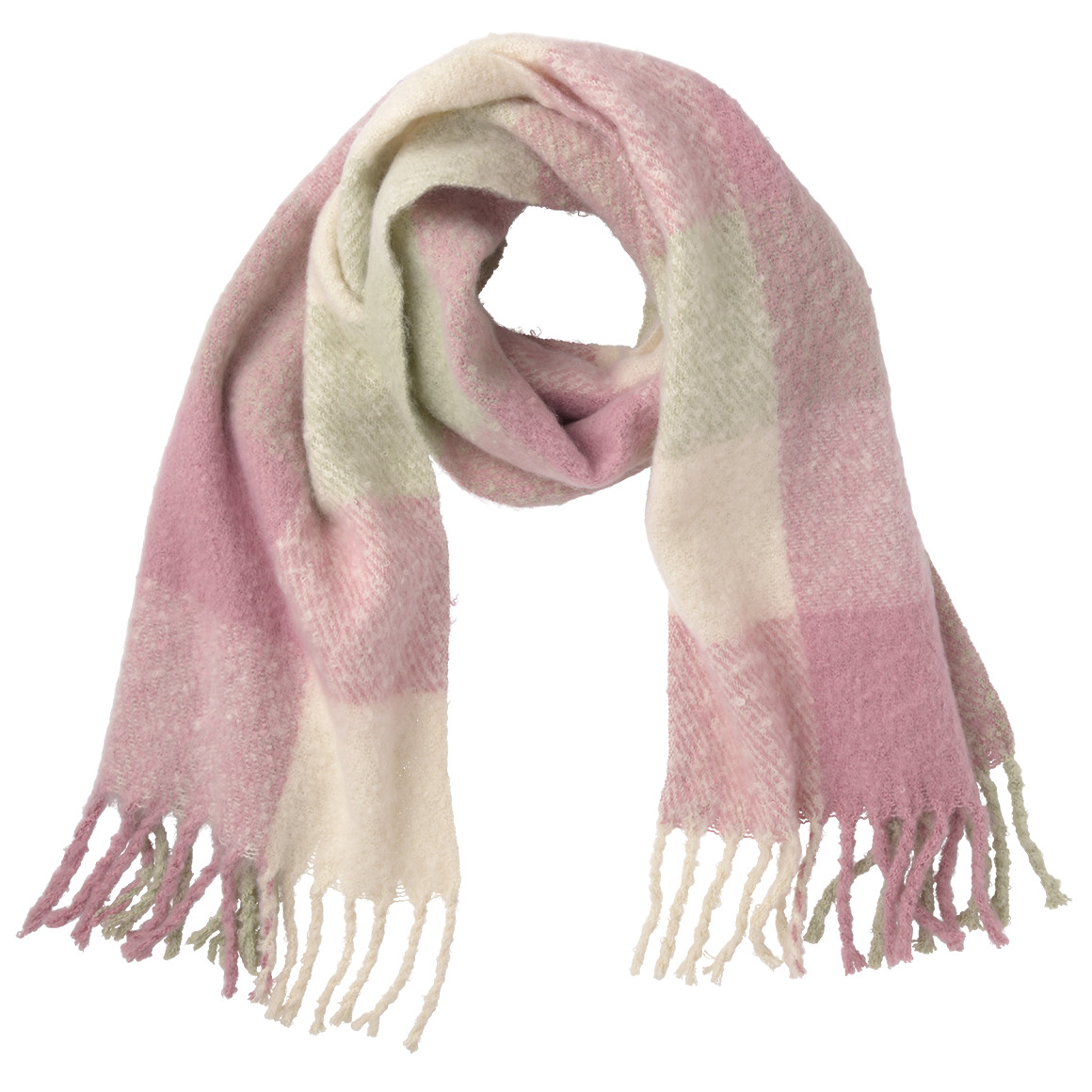 Mädchen Winterschal mit Fransen