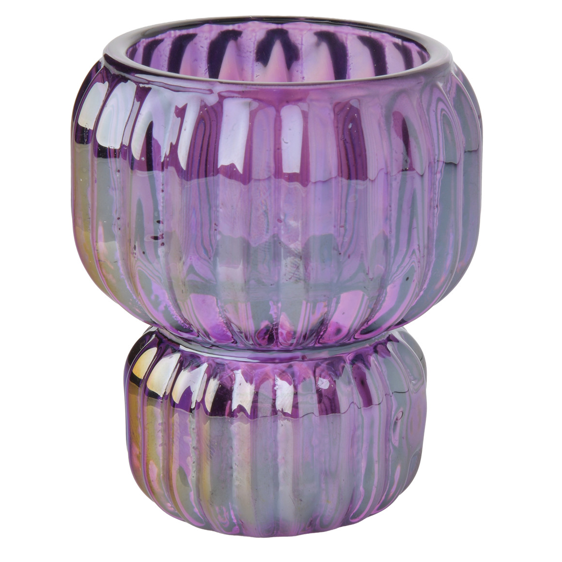 Wendbarer Kerzenhalter aus Glas