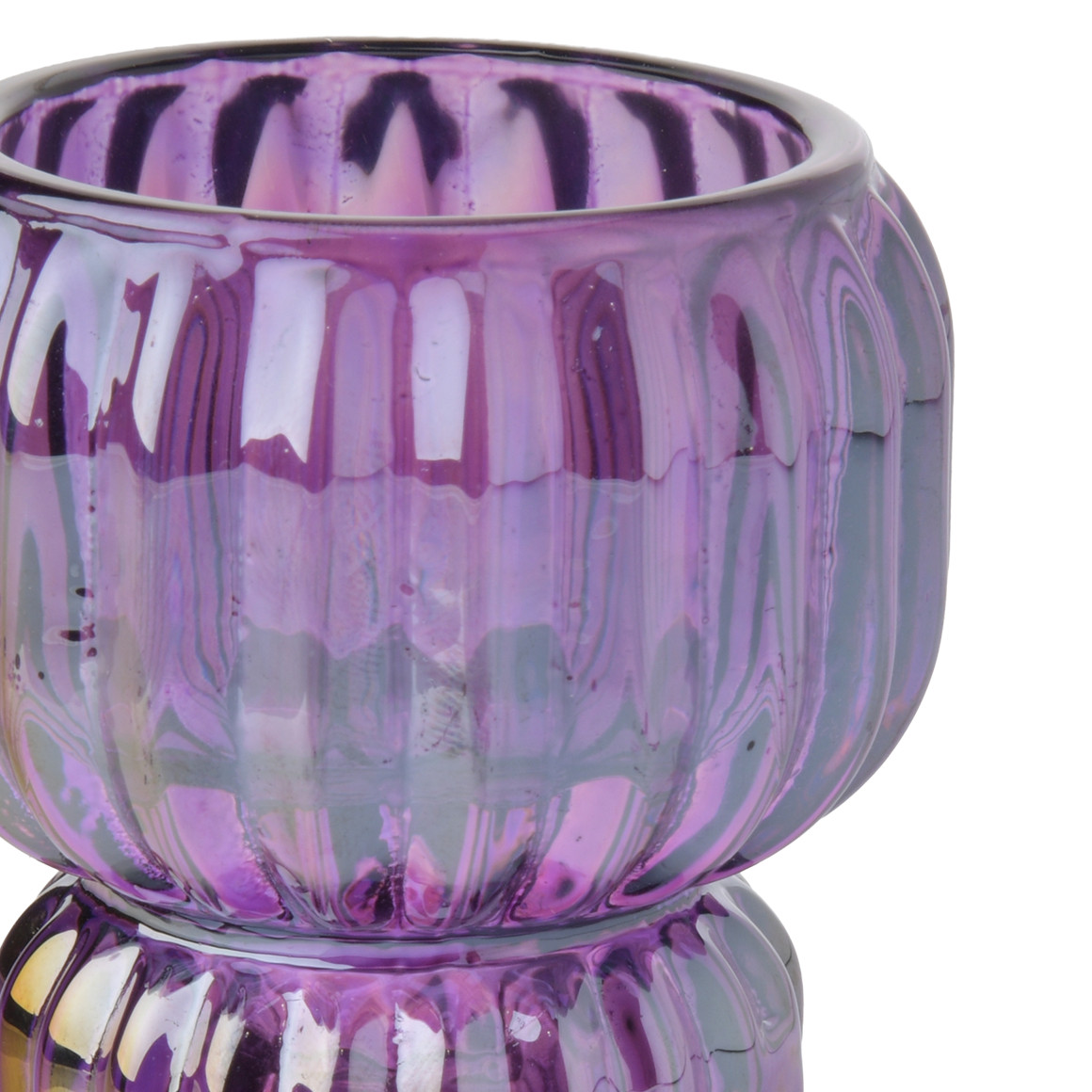 Wendbarer Kerzenhalter aus Glas