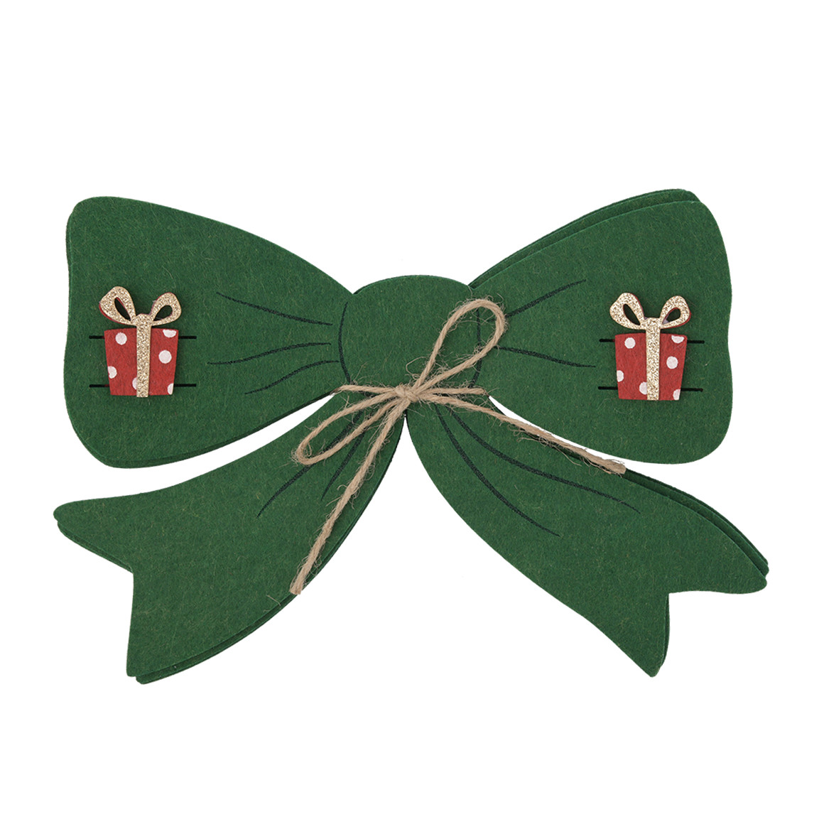 4 Bestecktaschen im weihnachtlichen Design