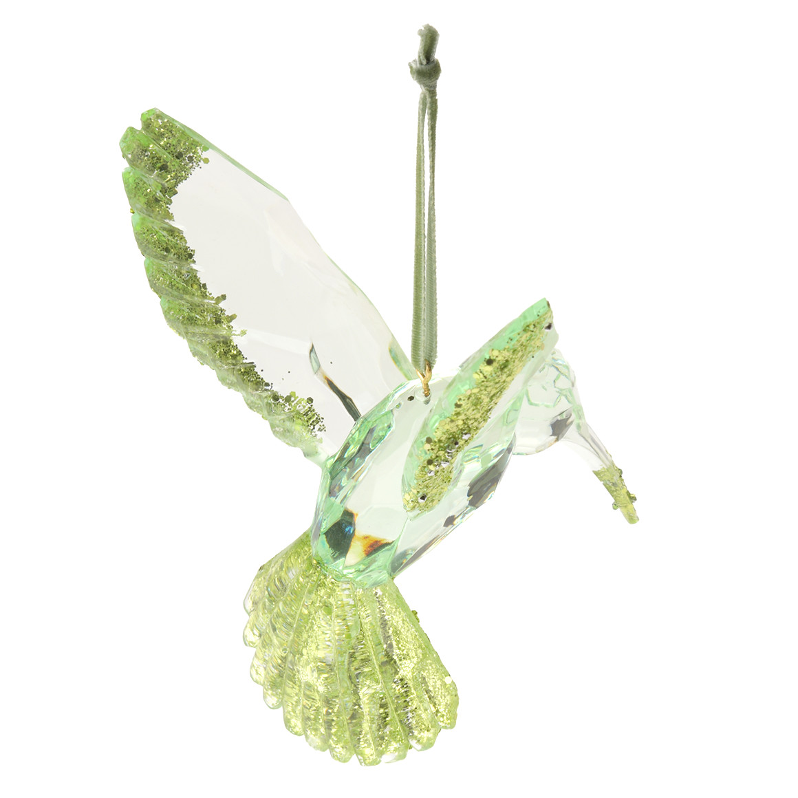 Baumschmuck Kolibri mit Glitzer