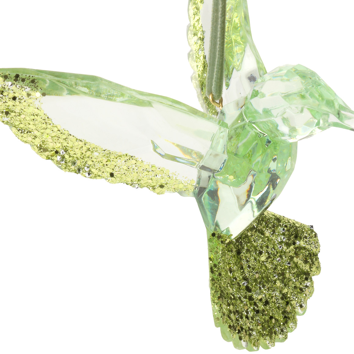 Baumschmuck Kolibri mit Glitzer