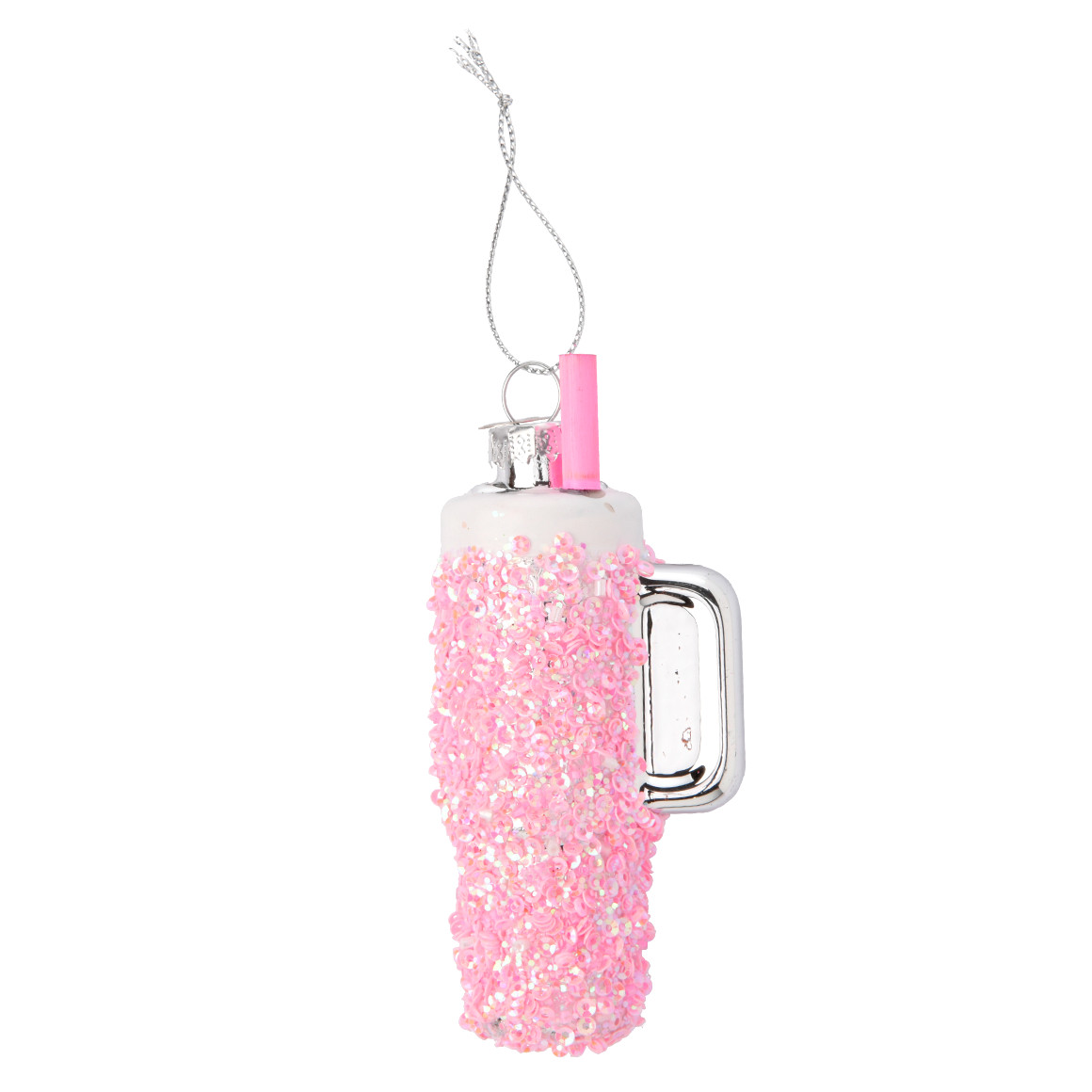 Baumschmuck Trinkbecher mit Strohhalm