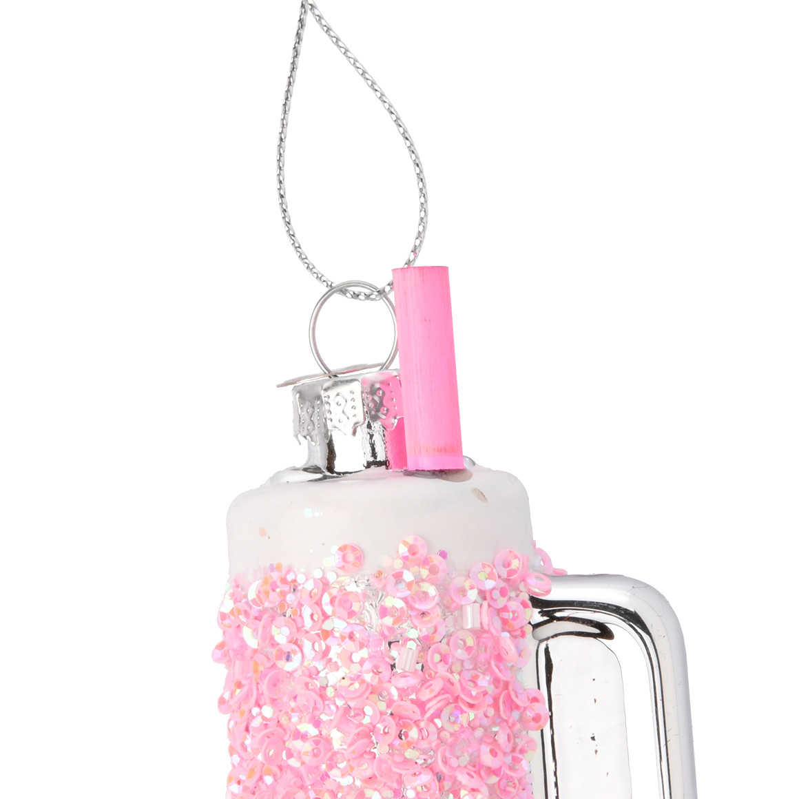 Baumschmuck Trinkbecher mit Strohhalm