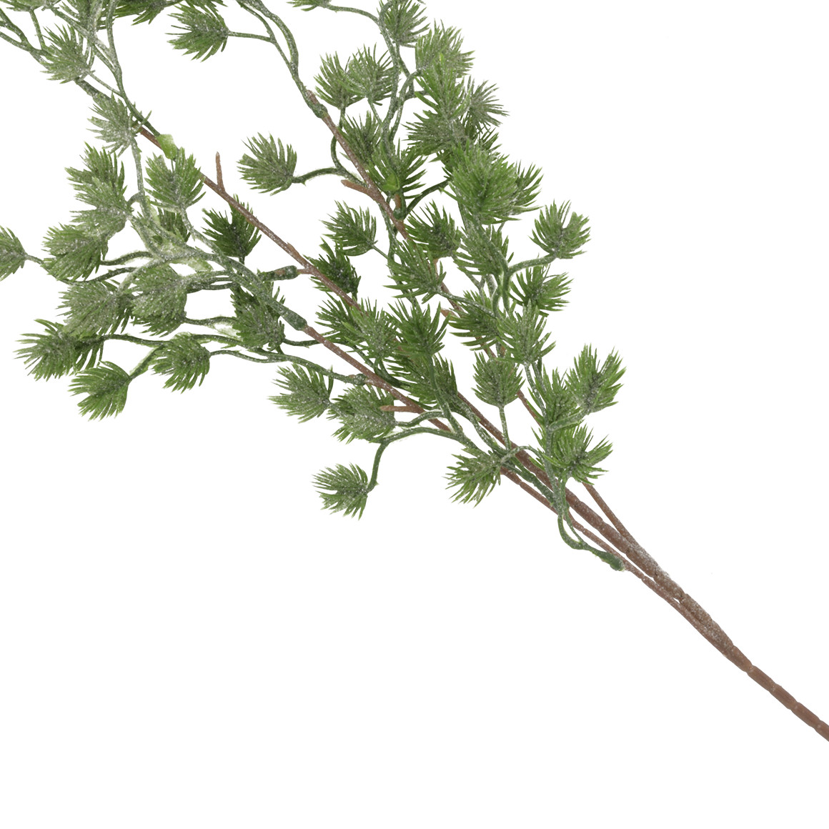 Kunstblume Tannenzweig in Frost-Optik