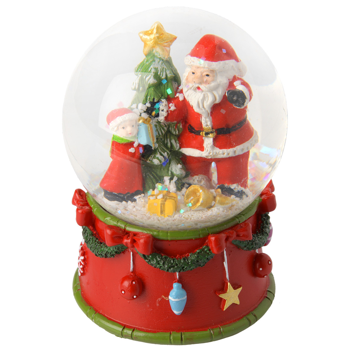 Schneekugel im weihnachtlichen Design