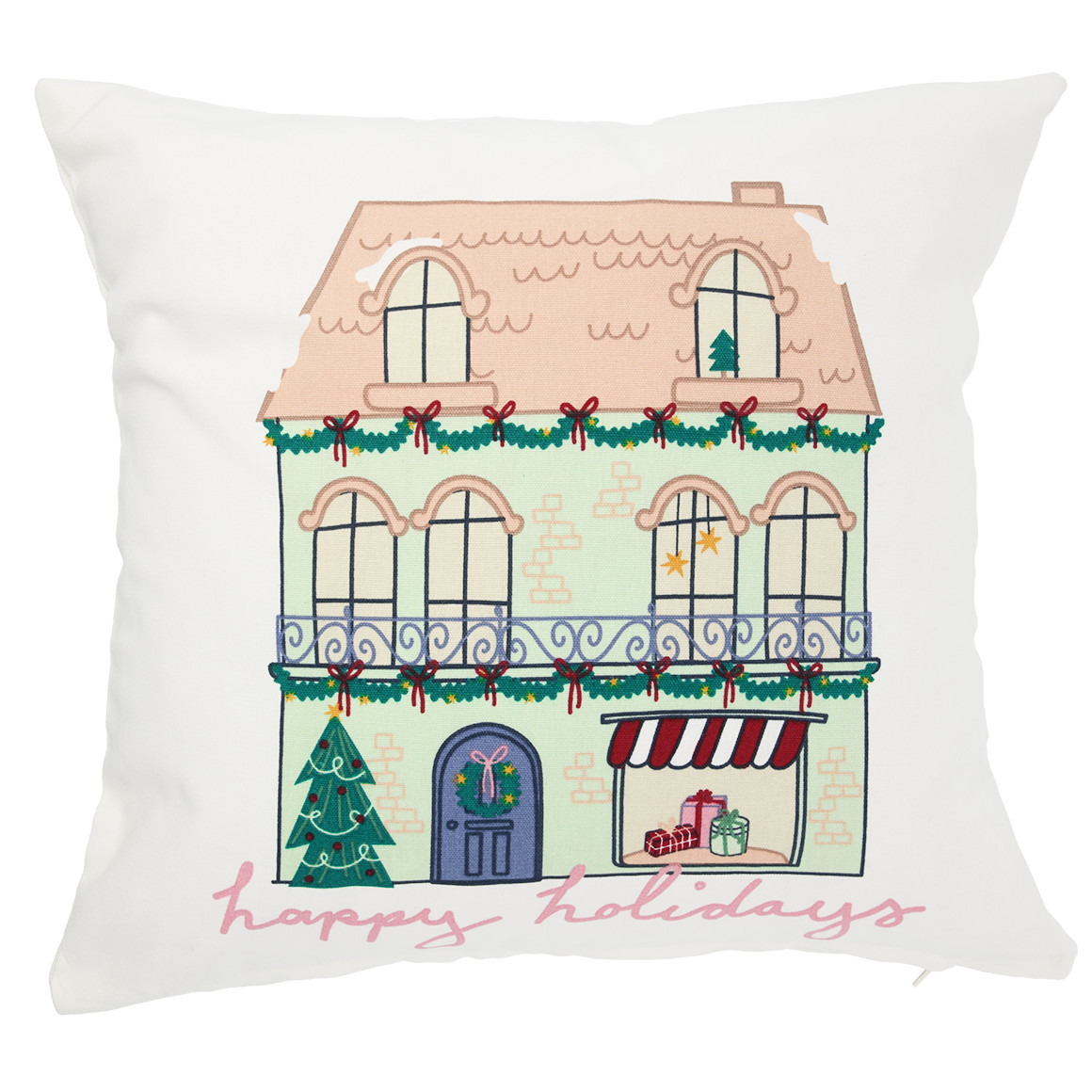 Kissenhülle im weihnachtlichen Design