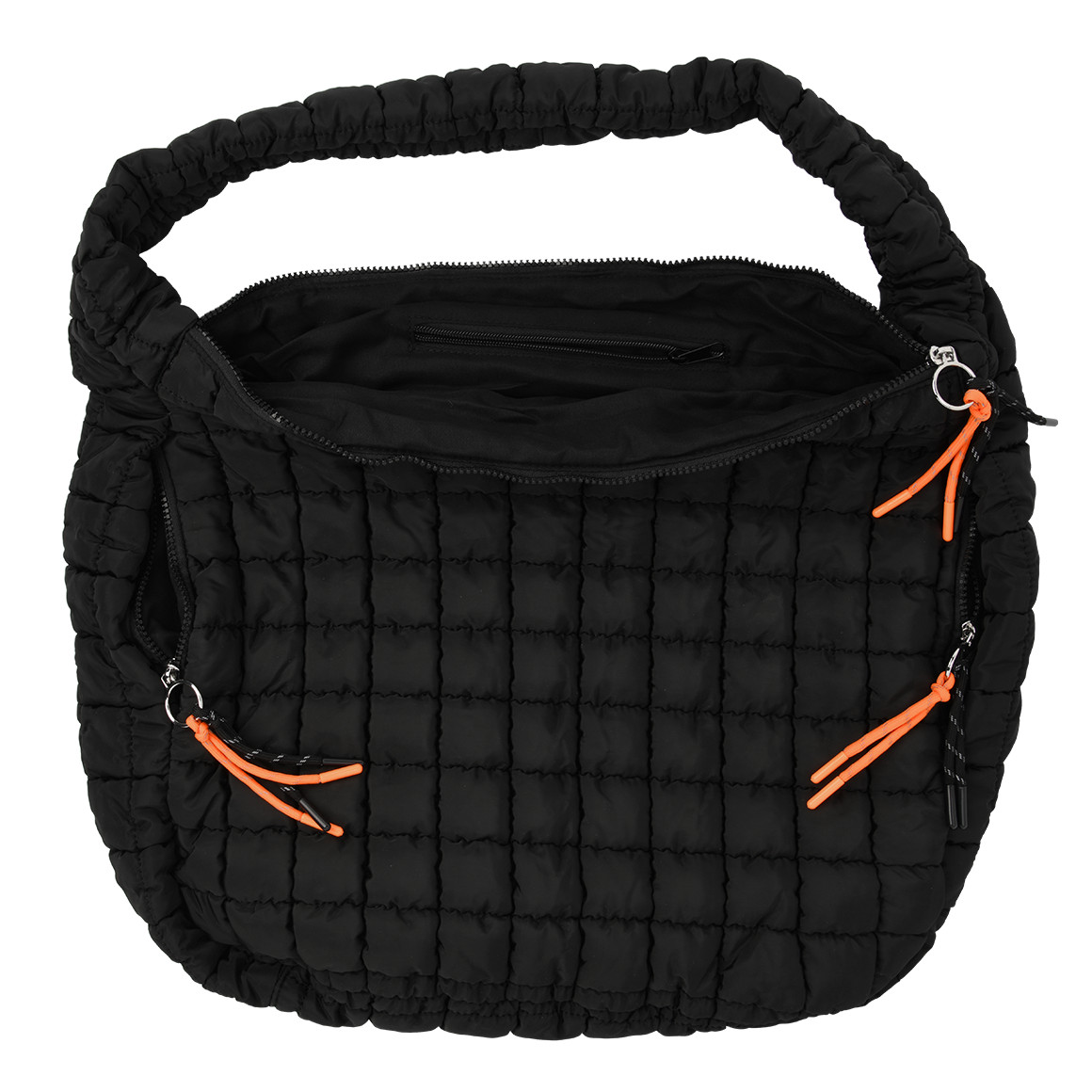 Gesteppter Shopper mit Zipper