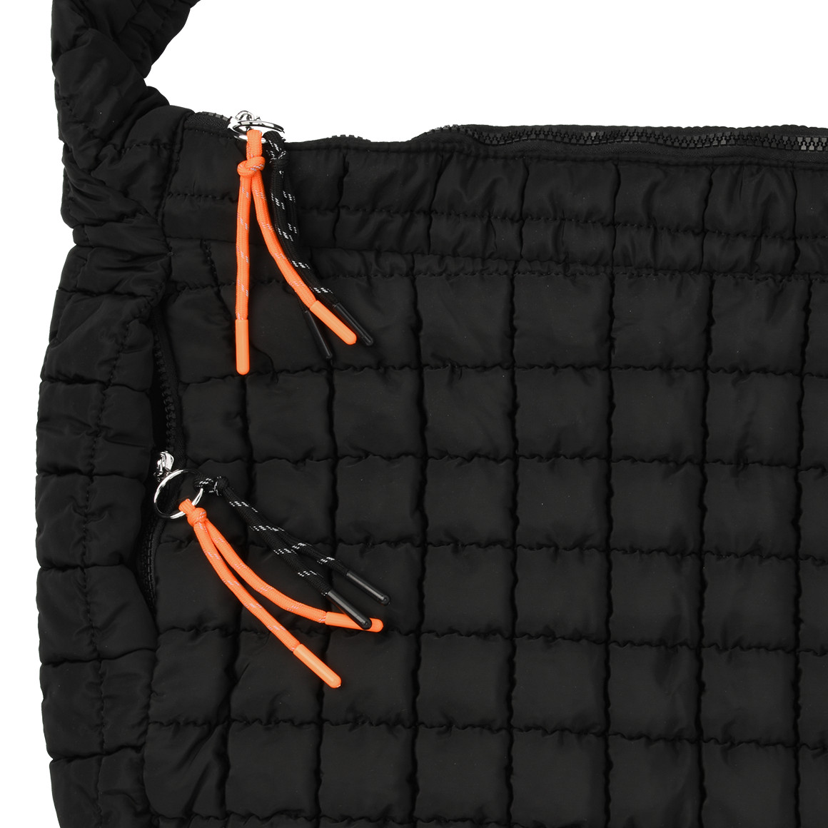 Gesteppter Shopper mit Zipper