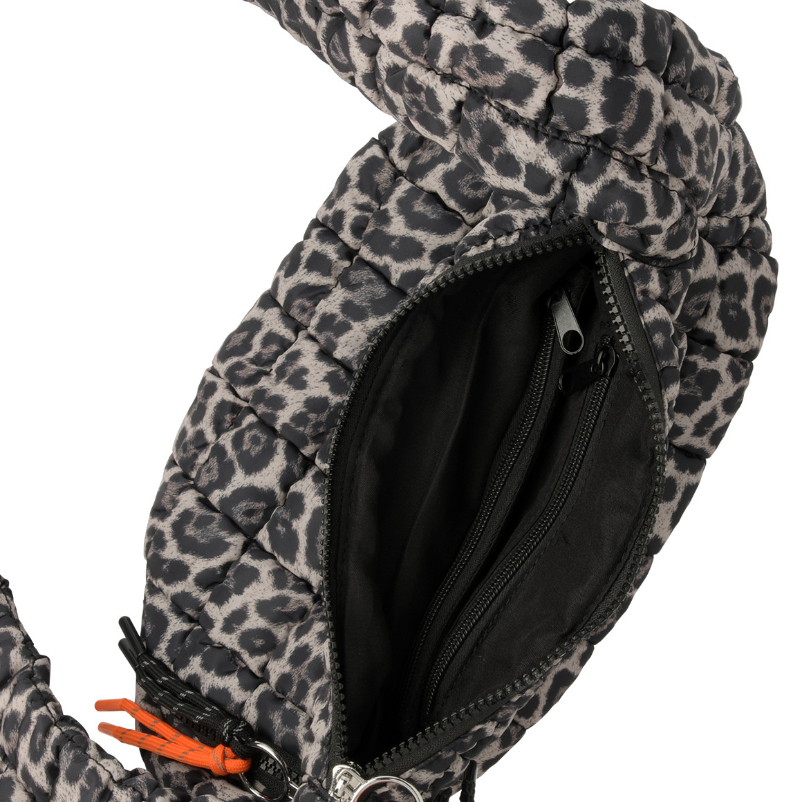 Gesteppte Umhängetasche mit Zipper