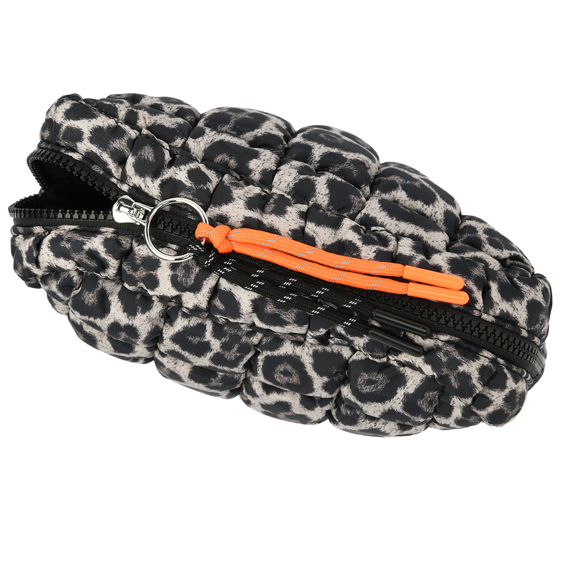 Gesteppte Kosmetiktasche mit Zipper