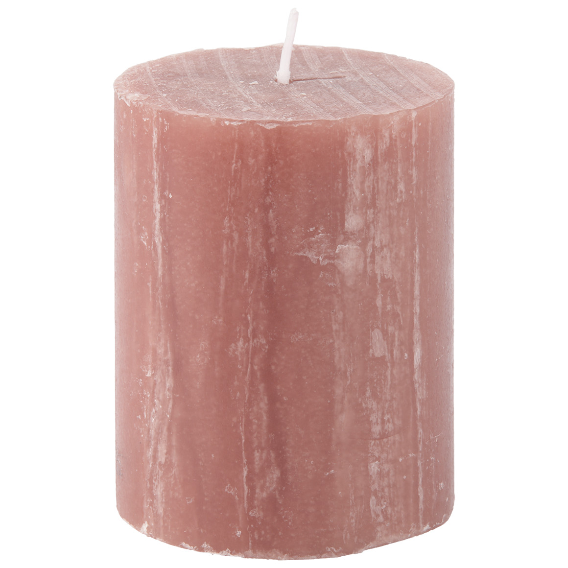 Kerze in Rustik-Optik