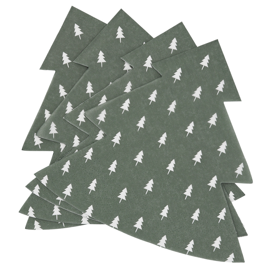 12 Servietten im weihnachtlichen Design