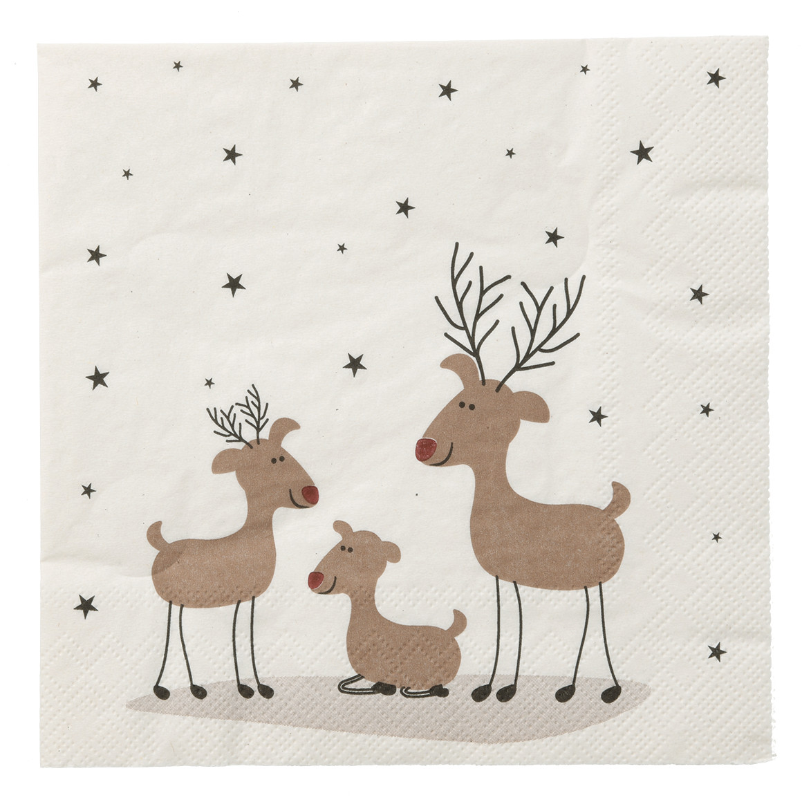 20 Servietten im weihnachtlichen Design
