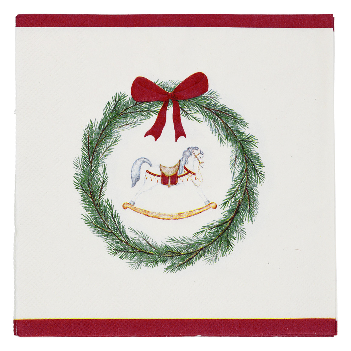 20 Servietten im weihnachtlichen Design