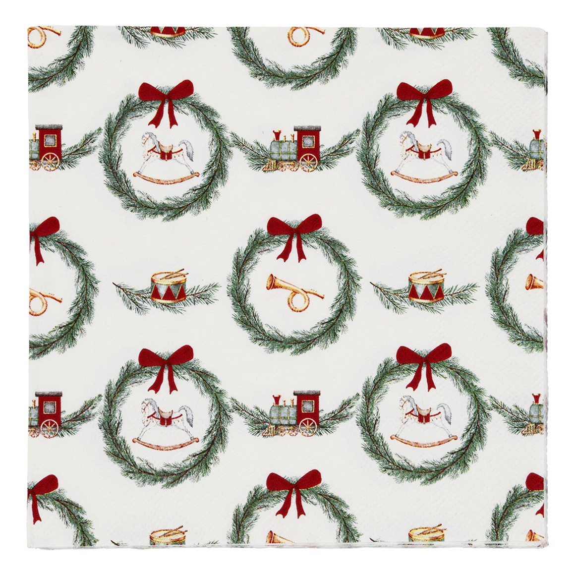 20 Servietten im weihnachtlichen Design