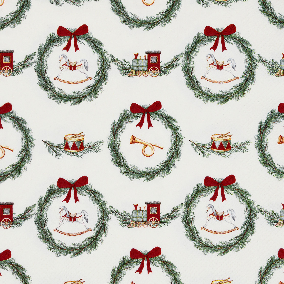 20 Servietten im weihnachtlichen Design