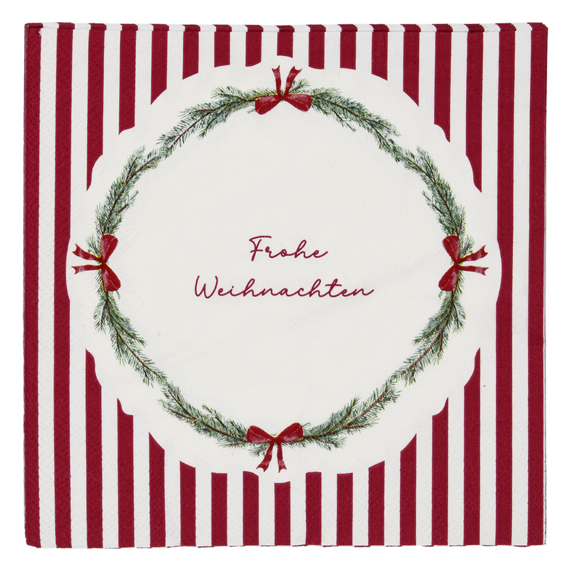 20 Servietten im weihnachtlichen Design