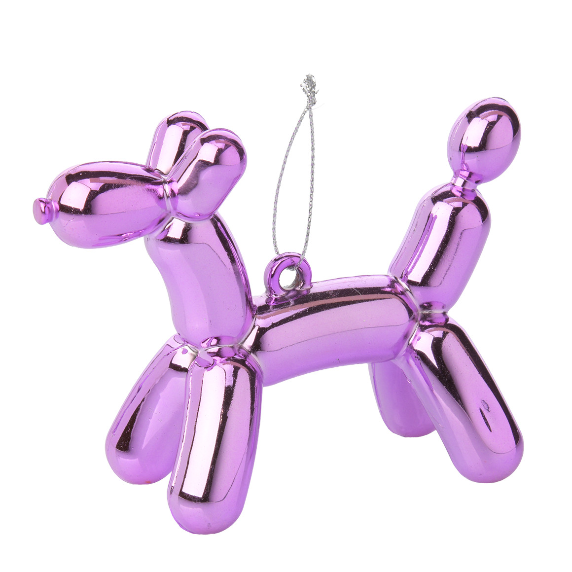 Baumschmuck Ballon-Hund glänzend