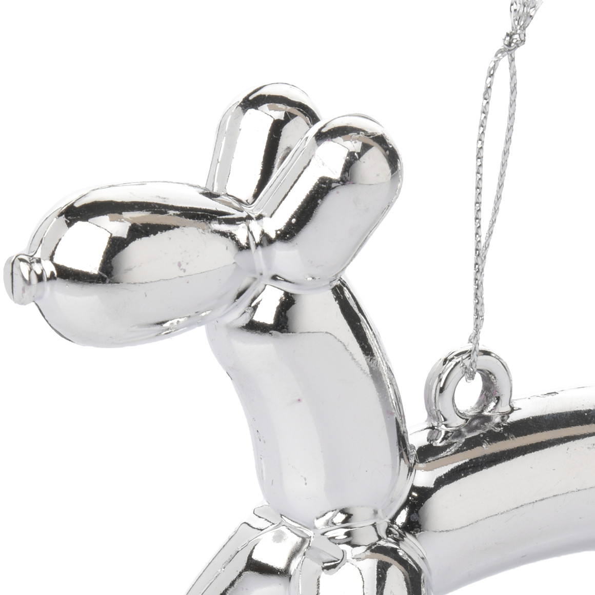 Baumschmuck Ballon-Hund glänzend
