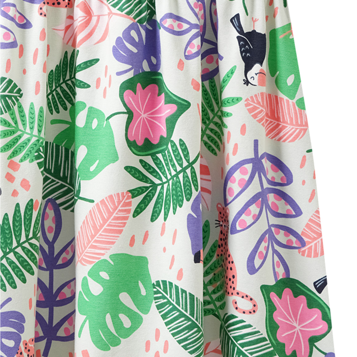 Mädchen Kleid mit Allover-Muster