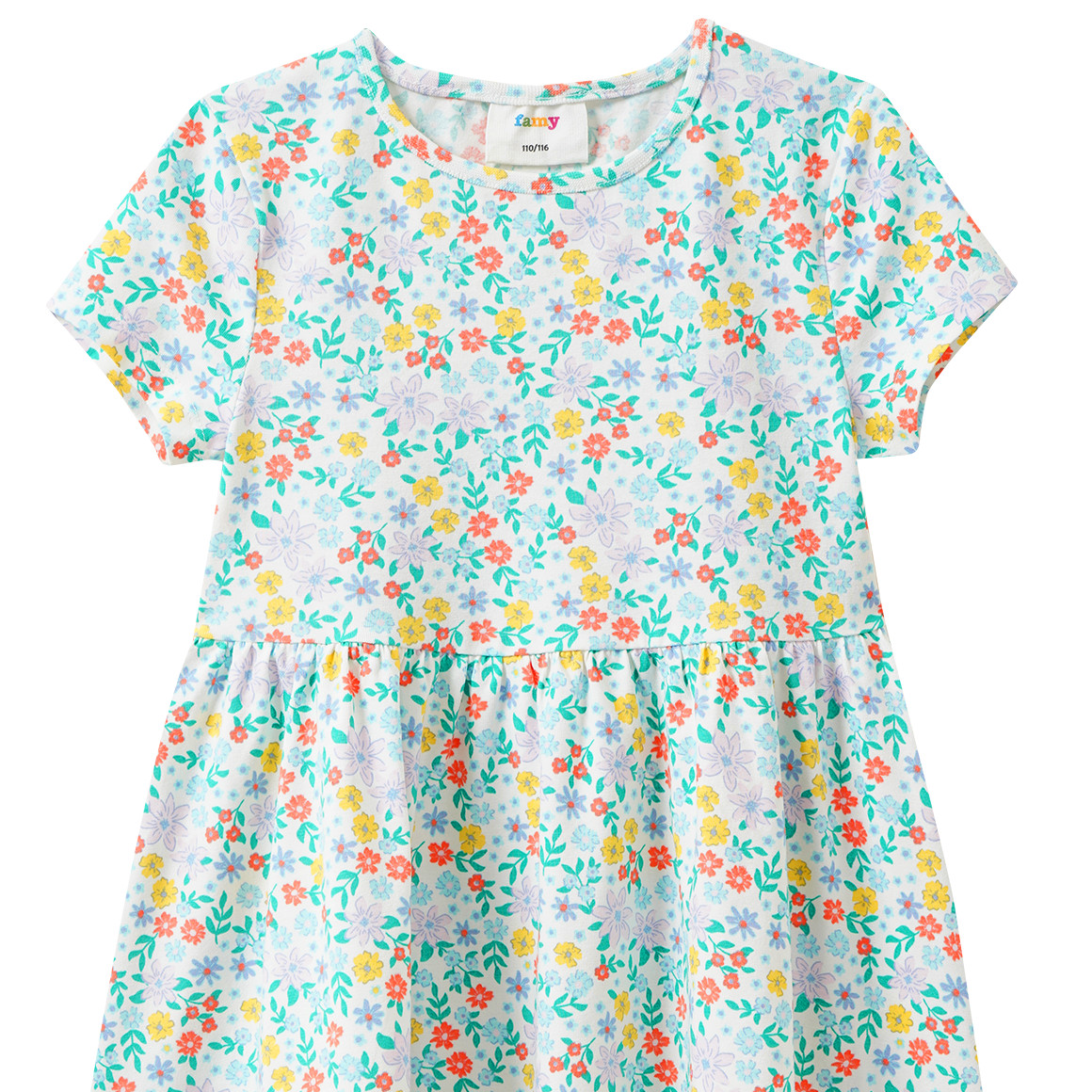 Mädchen Kleid mit Allover-Muster