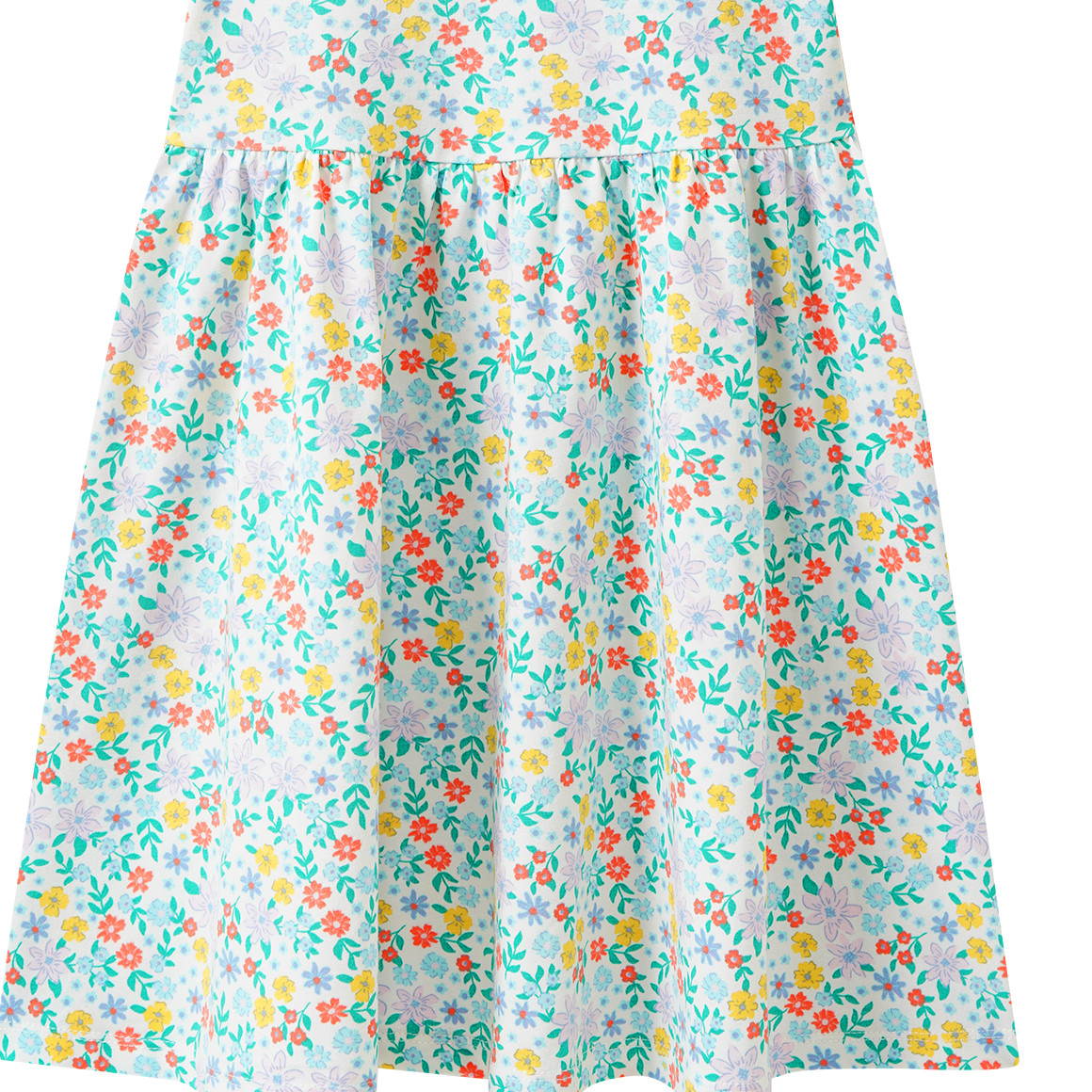 Mädchen Kleid mit Allover-Muster