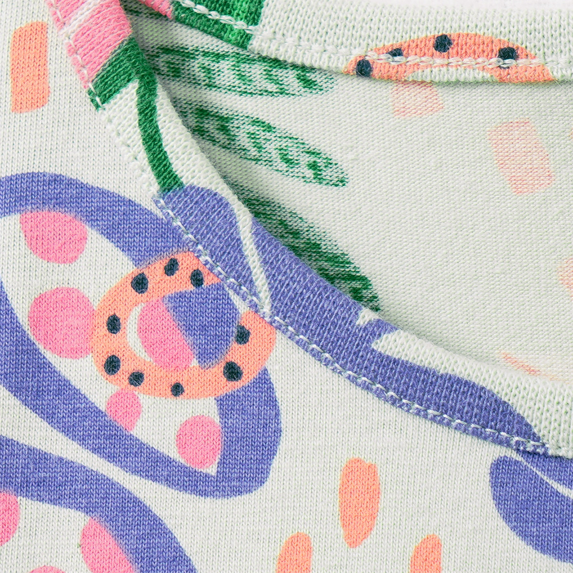 Mädchen Kleid mit Allover-Muster
