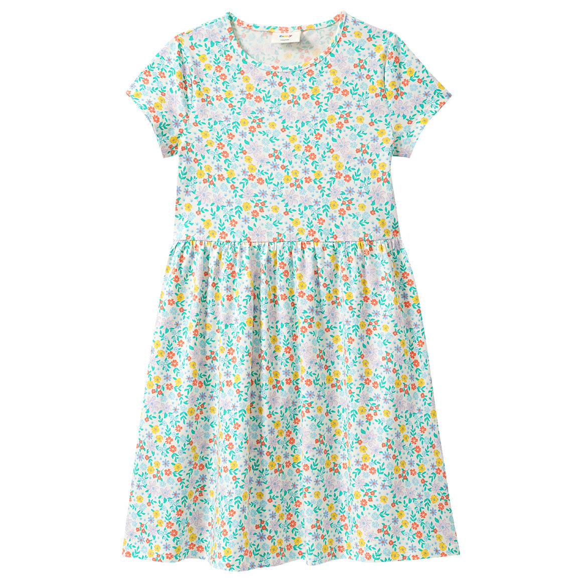 Mädchen Kleid mit Allover-Muster