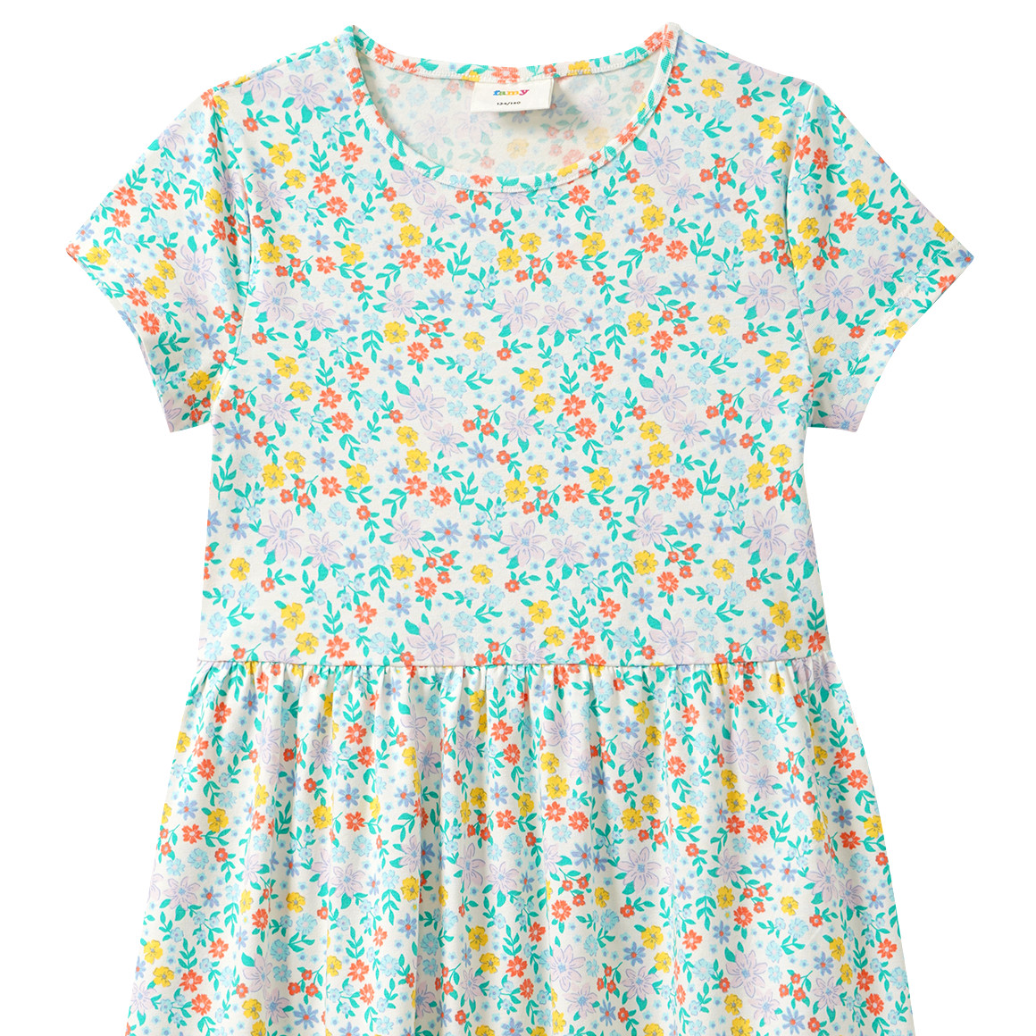 Mädchen Kleid mit Allover-Muster