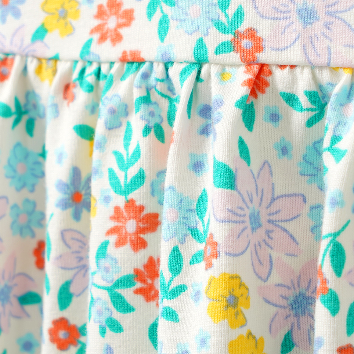 Mädchen Kleid mit Allover-Muster
