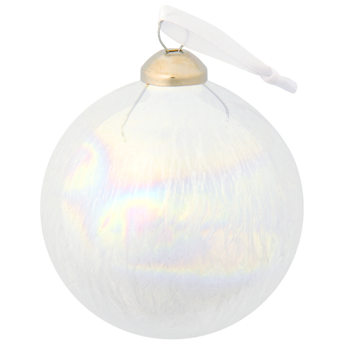 Weihnachtskugel mit Schimmer