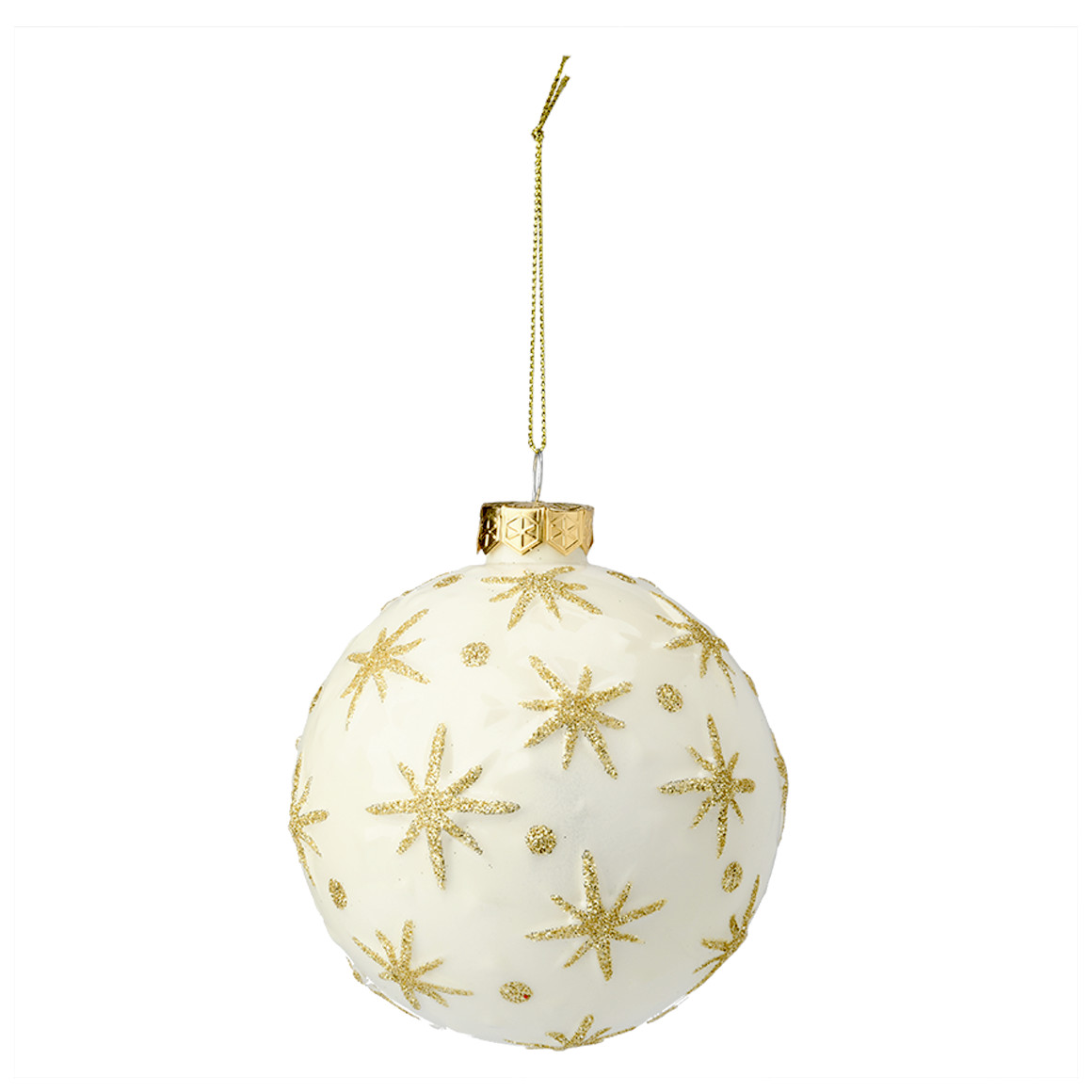 Große Weihnachtskugel mit Sternen