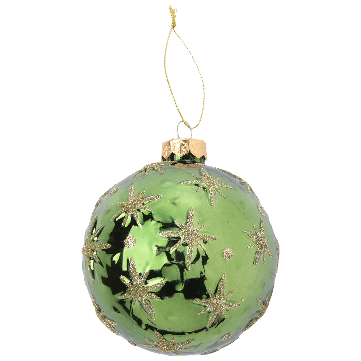 Große Weihnachtskugel mit Sternen