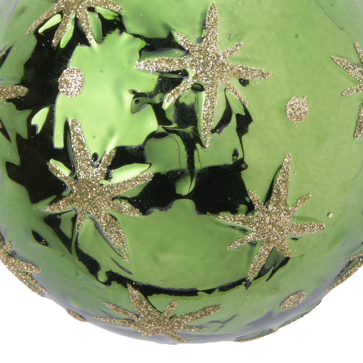 Große Weihnachtskugel mit Sternen