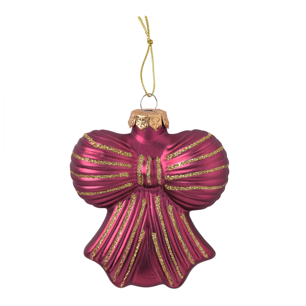 Baumschmuck Schleife mit Glitzer